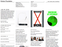 Tablet Screenshot of grahamfoundation.org